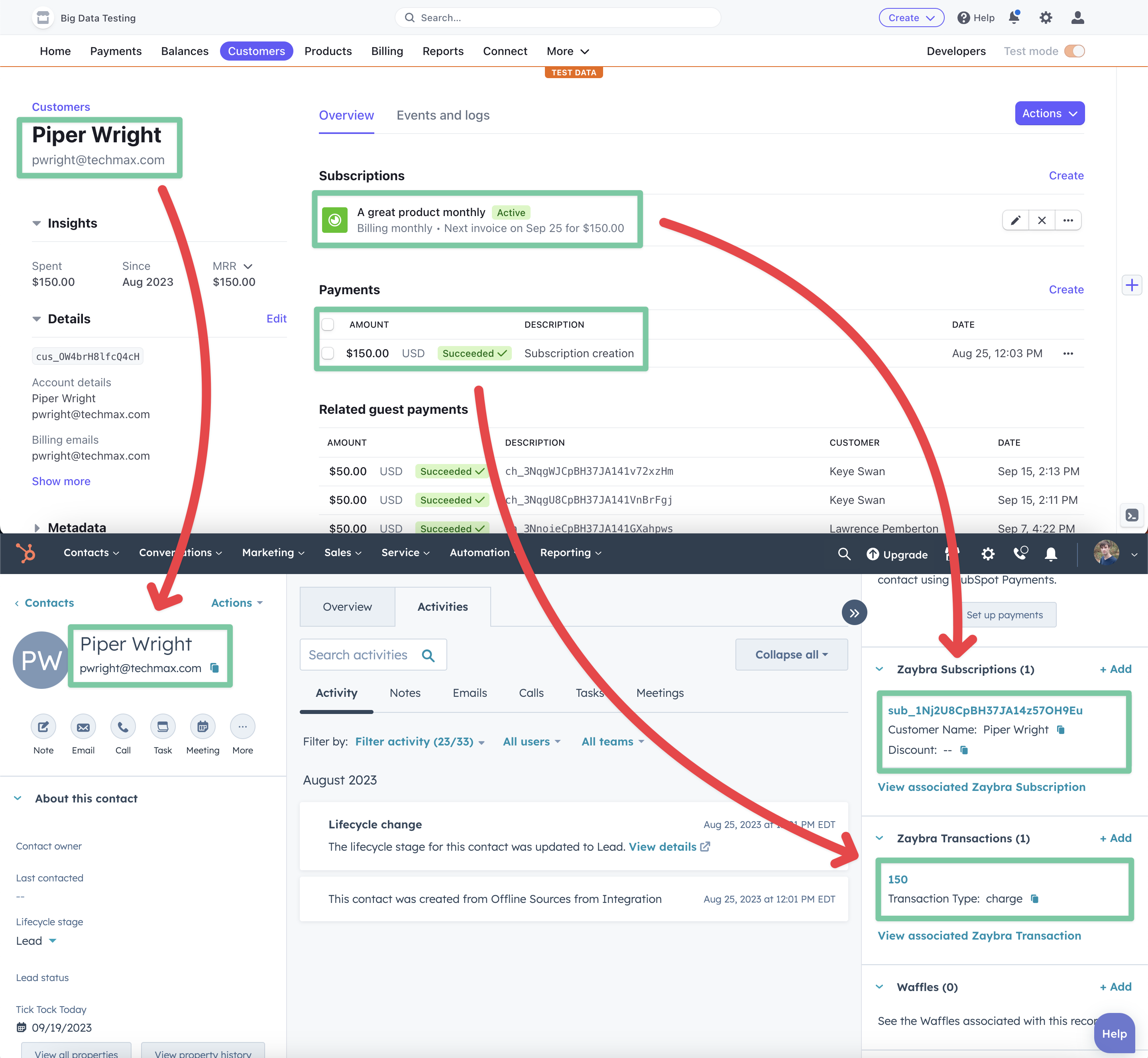 How to integrate Stripe with HubSpot