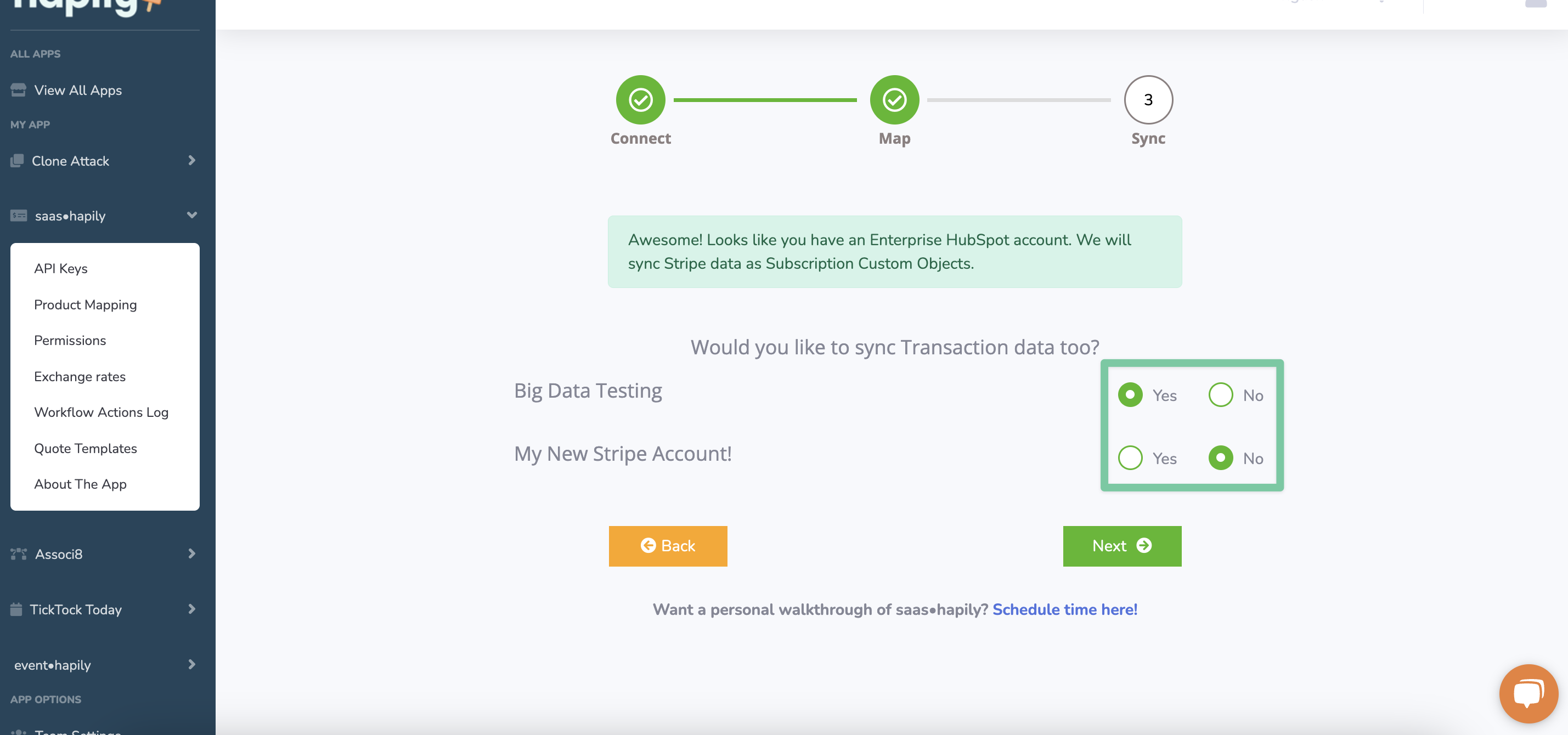 Sync data from multiple Stripe accounts to HubSpot
