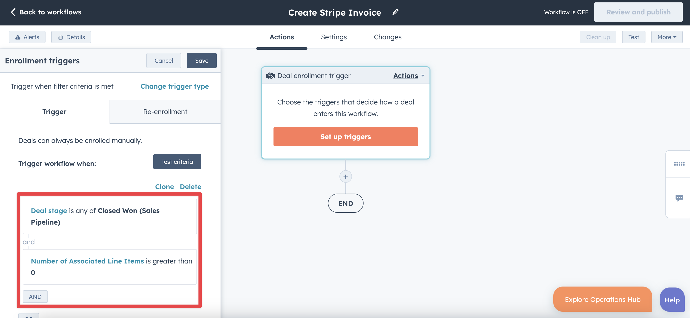 How to automatically create a Stripe invoice link