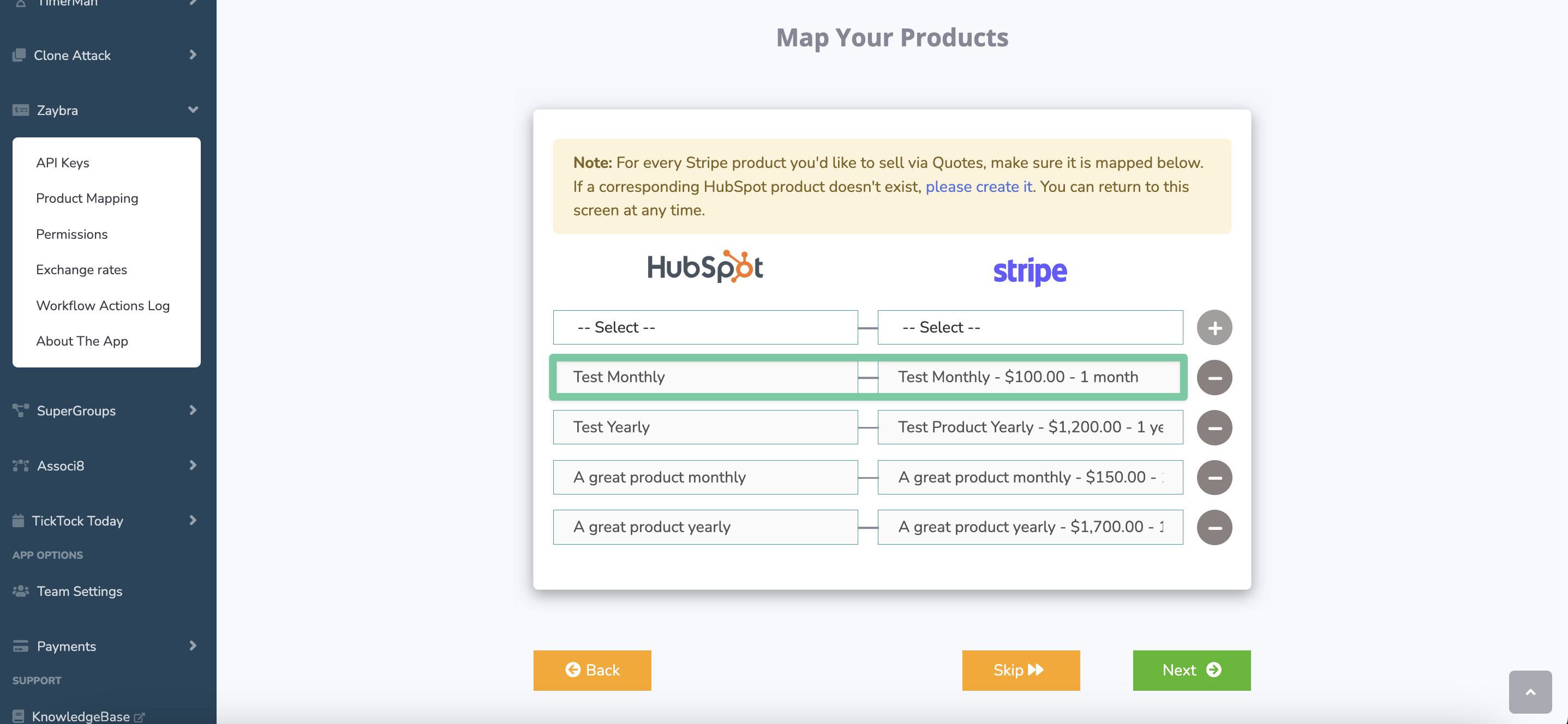 HubSpot automatically create an invoice from deal line items